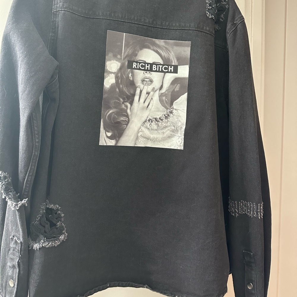 Lana Del Rey Customized Jeans Jacket